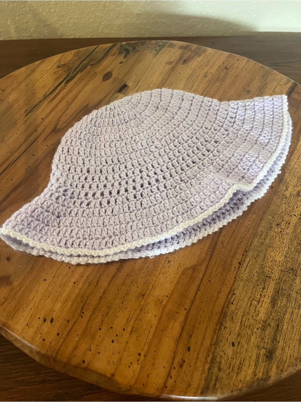 Girls crocheted bucket hat - Picture 4 of 5